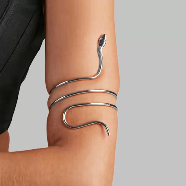 Fashion Exaggerated Snake-Shaped Arm Chain - Image 2