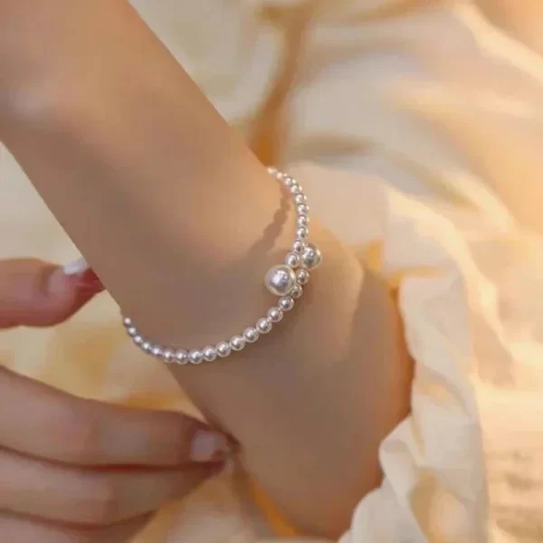 Pearl Stretchable Bracelet - Image 3