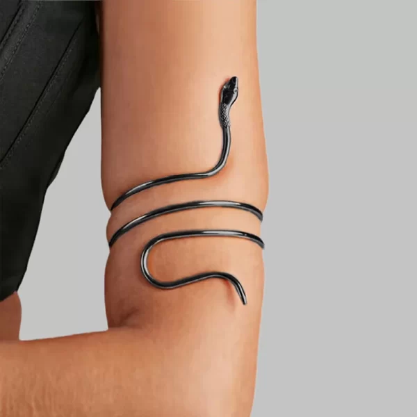 Fashion Exaggerated Snake-Shaped Arm Chain - Image 3