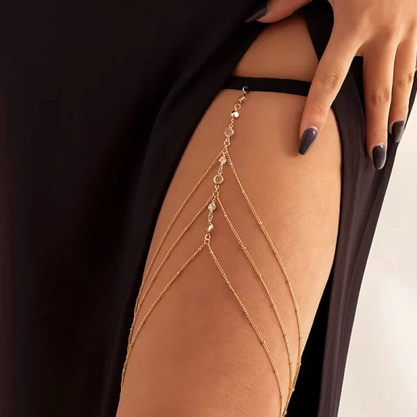 New Women Bohemian Thigh Chain